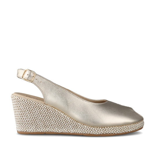 Ladies 11311 Sling Back Sandal In Gold