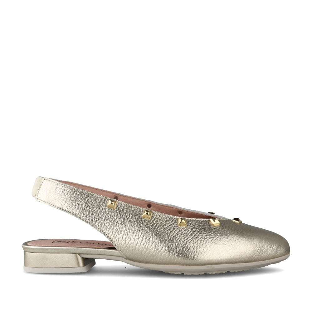 Ladies 11173 Sling Back Shoe In Gold