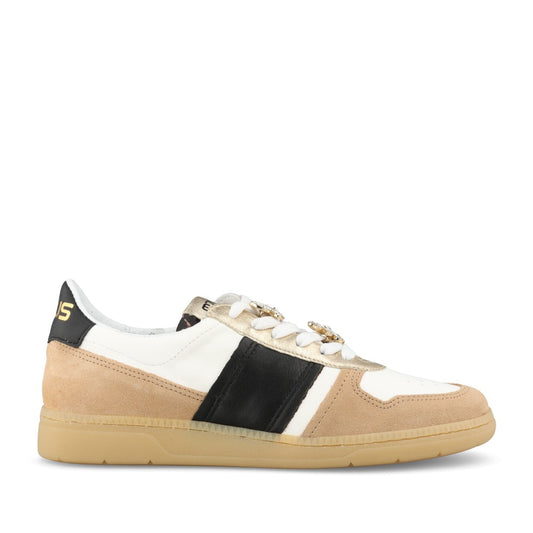 Ladies W04110 Laced Trainer In Multi-colour
