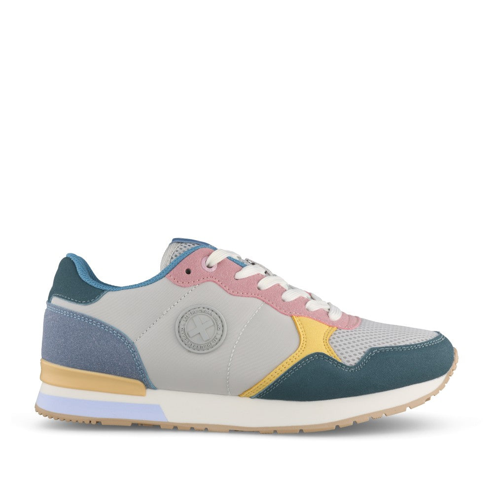 Ladies 144061 Laced Trainer In Denim