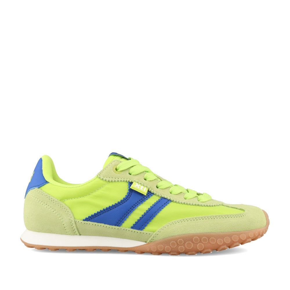 Ladies 145059 Laced Trainer In Lime