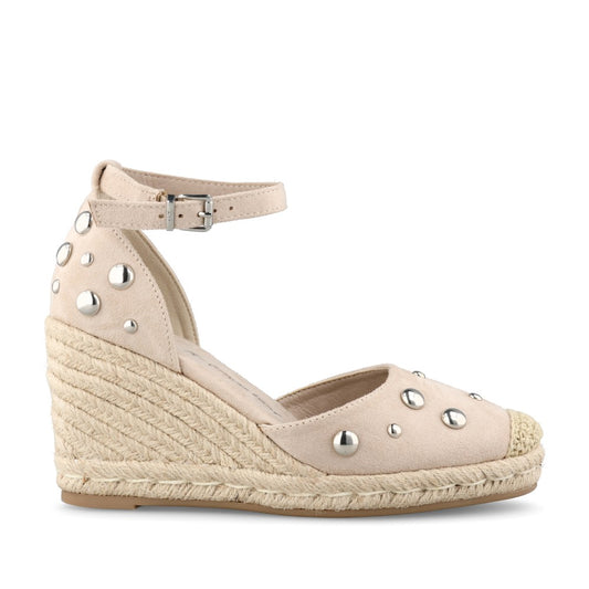 Ladies 145468 Wedge Shoe In Taupe
