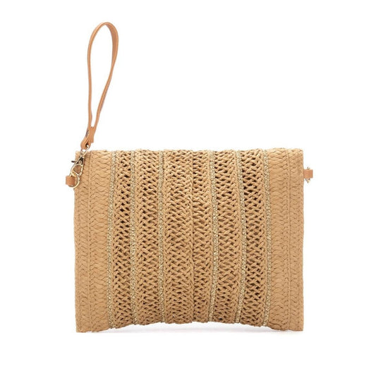 Ladies 184613 Clutch Bag In Camel