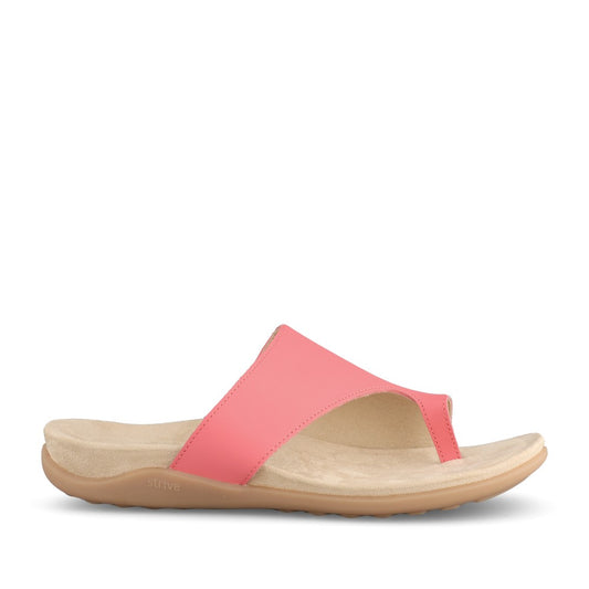 Ladies Capri 4 Mule In Coral
