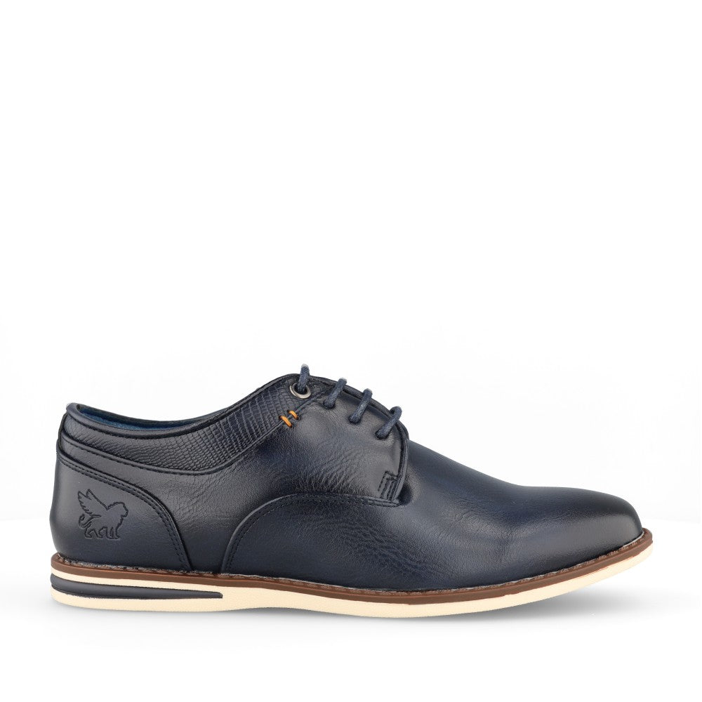 Boys Malta Laced Shoe In Navy