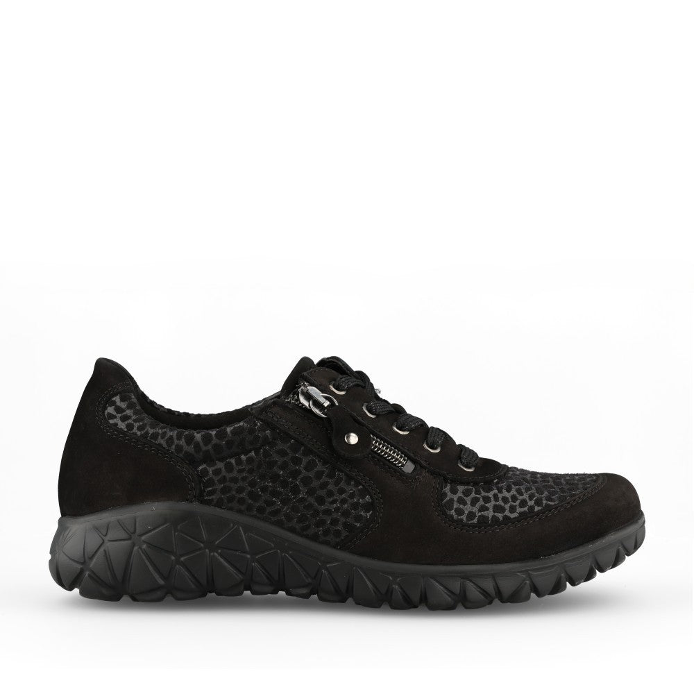 Ladies H89001 Havy Soft H-fit Trainer In Black