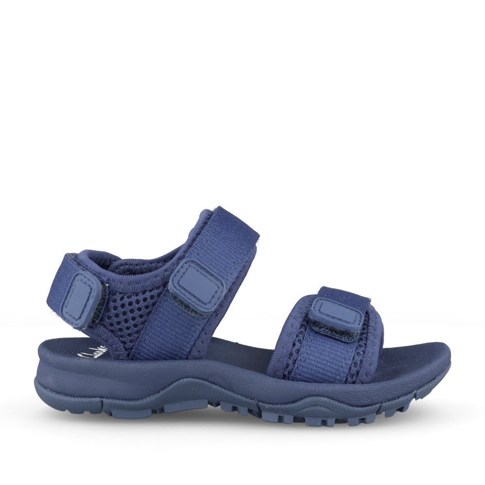 Boys Wharf Tide Blue Velcro Sandal In Kids G Fit