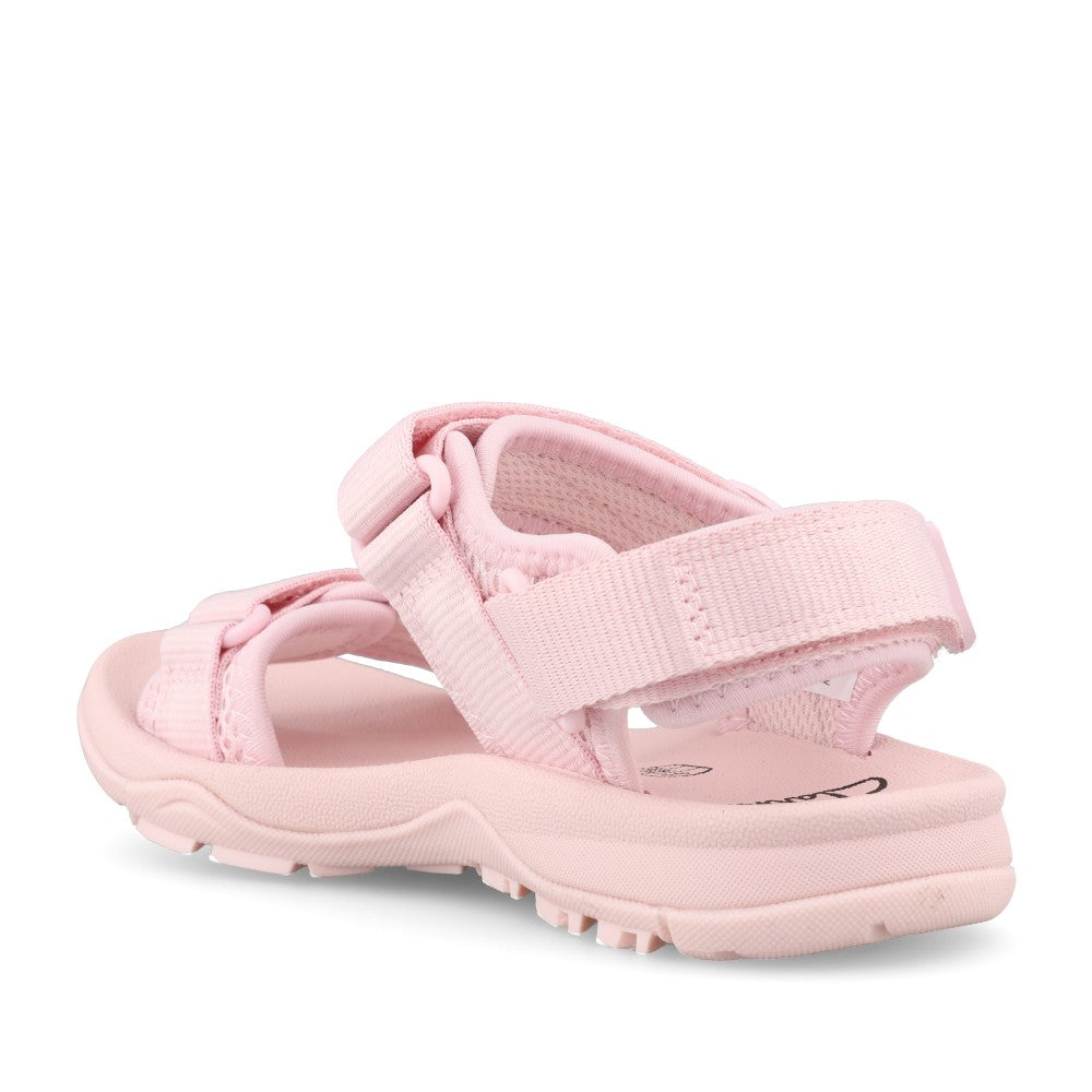 Girls Wharf Tide Pink Velcro Sandal In Kids G Fit