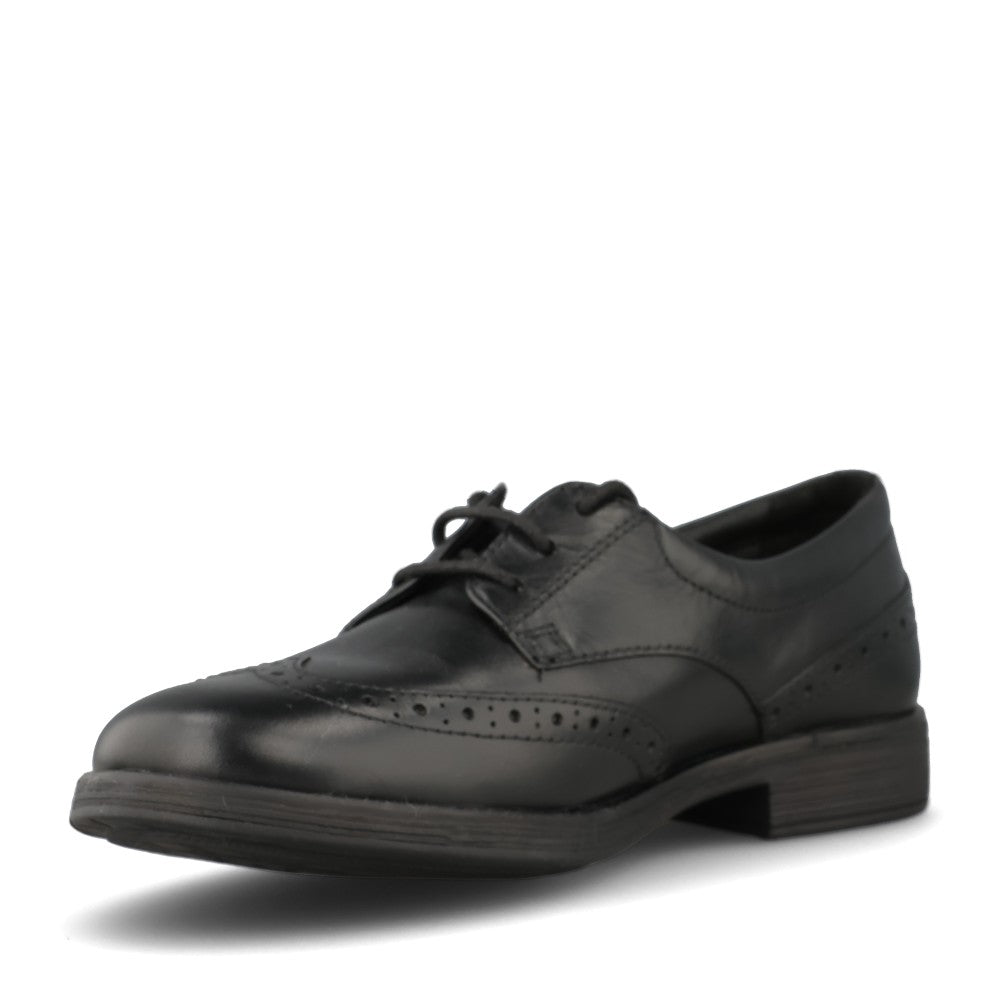 Girls J6649d Agata Laced Shoe In Blk Leather