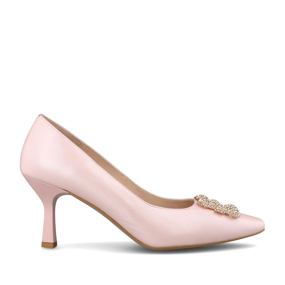 Ladies S8259 Court Shoe In Pink