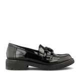 Ladies 8-24764 Loafer In Blk Patent