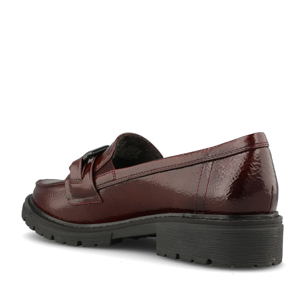 Ladies 8-24764 Loafer In Burgandy