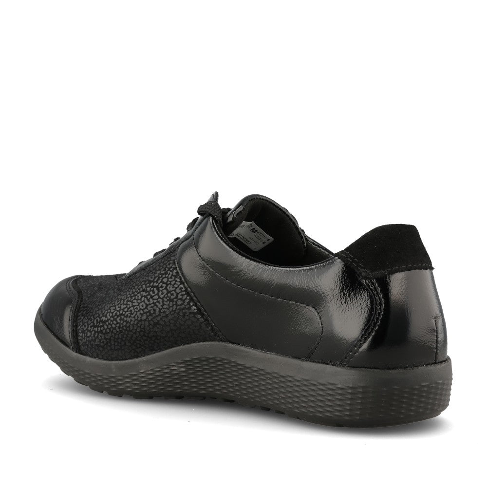 Ladies 815m01 Ira M-fit Laced Trainer In Black Multi