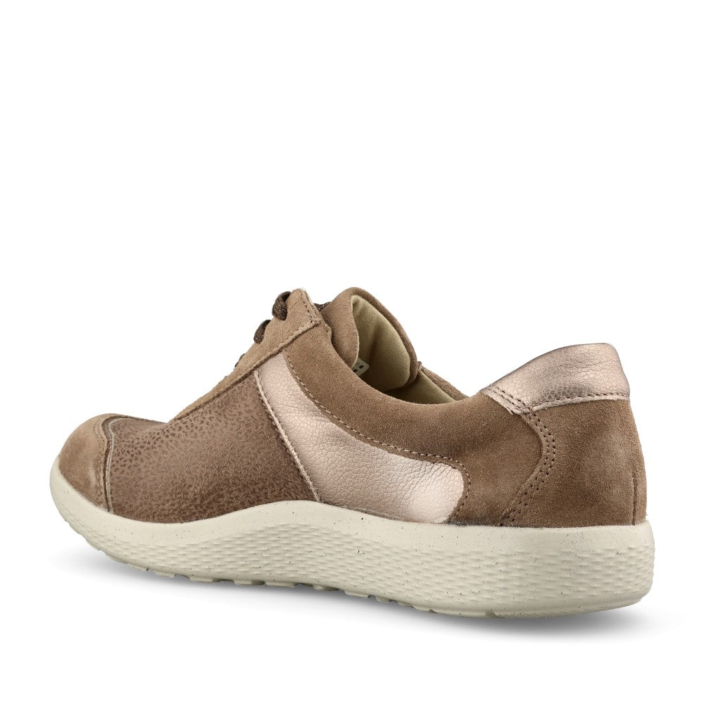 Ladies 815m01 Ira M-fit Laced Trainer In Bronze