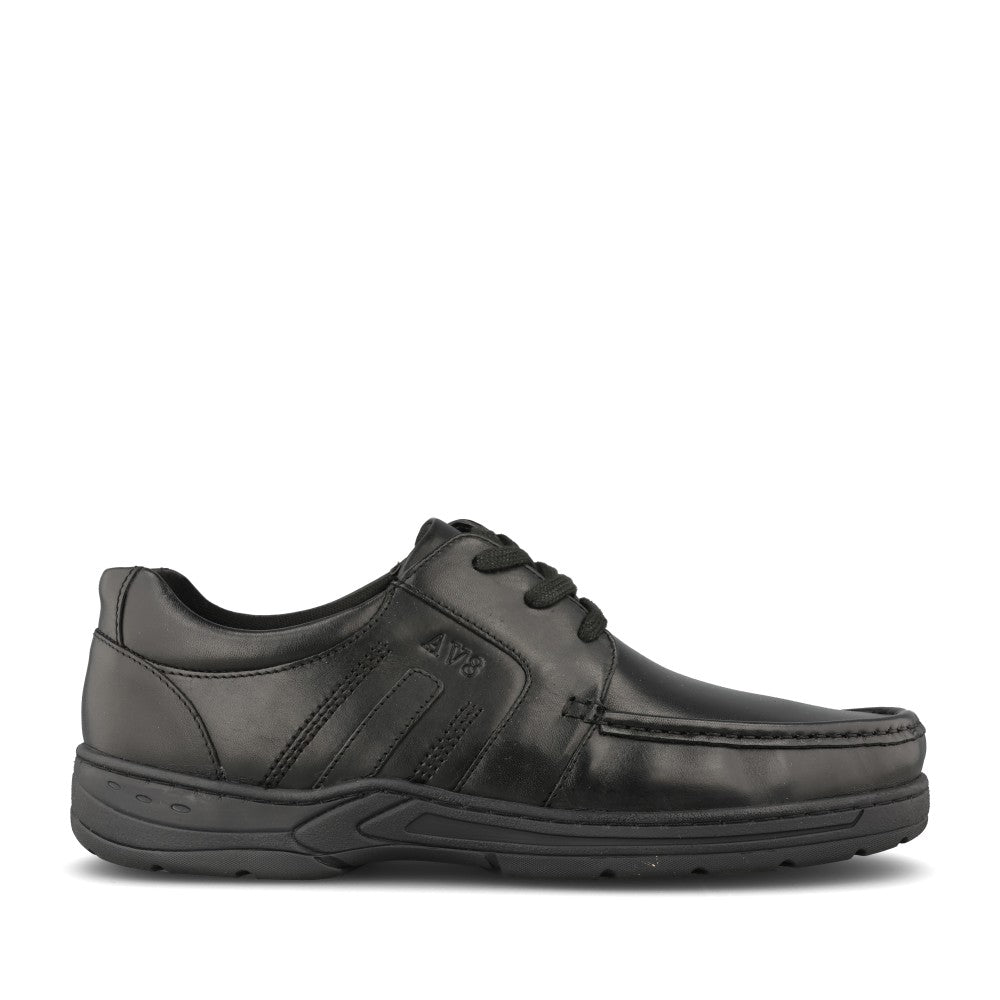 Dubarry Boys Kori Laced Shoe in Black Leather