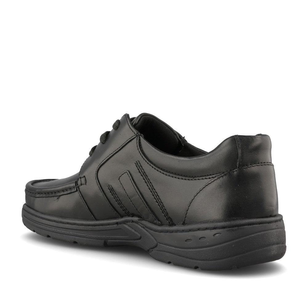 Dubarry Boys Kori Laced Shoe in Black Leather