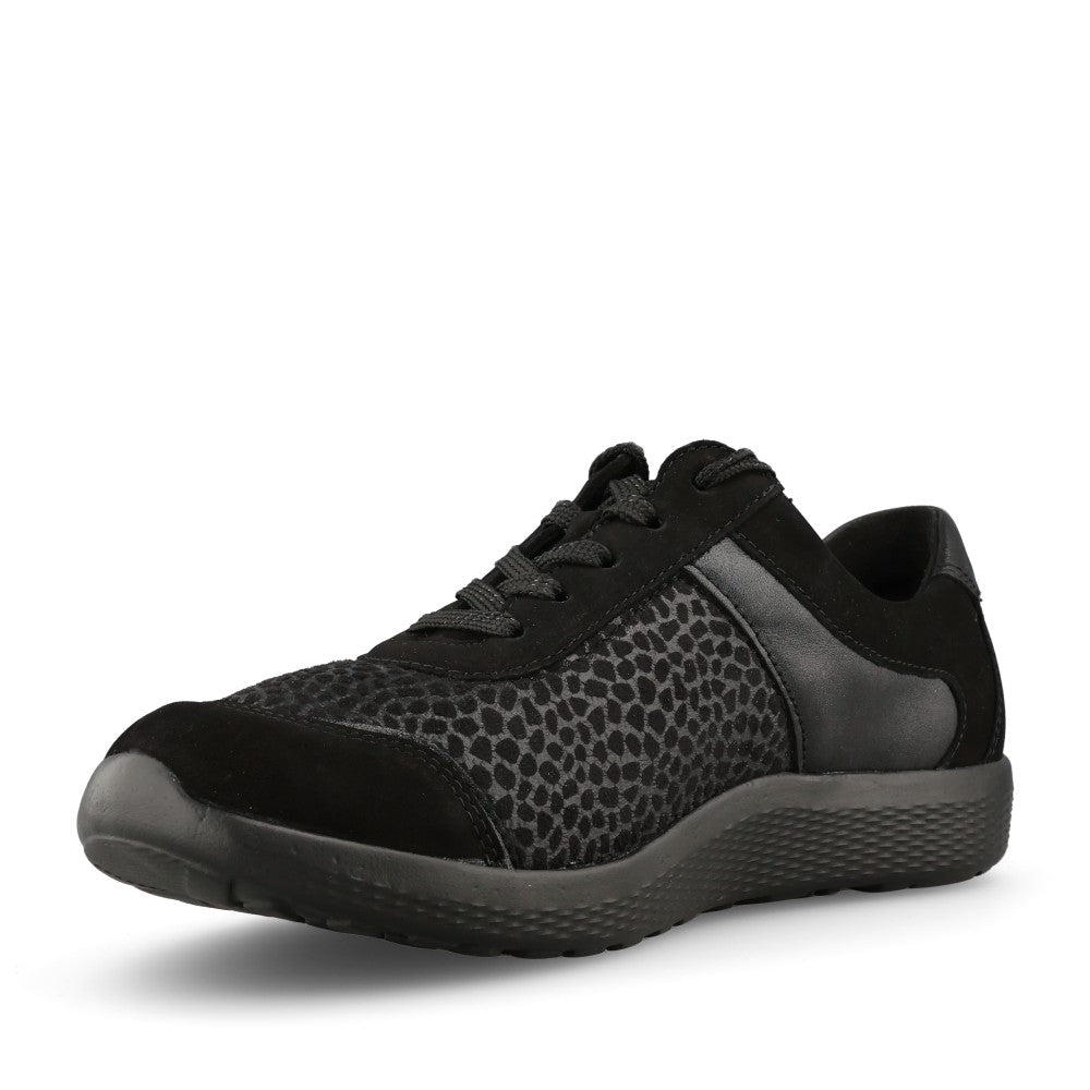 Ladies 815m01 Ira M-fit Laced Trainer In Black