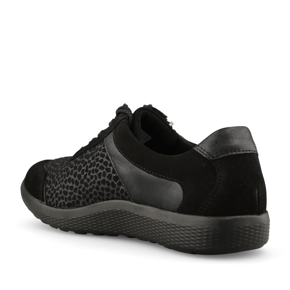 Ladies 815m01 Ira M-fit Laced Trainer In Black
