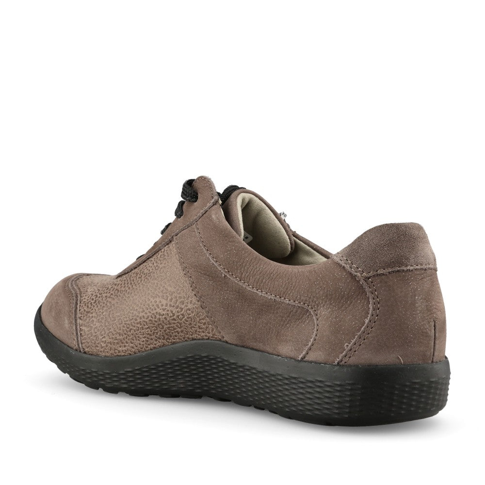 Waldlaufer Ladies 815M01 M-Fit Lace Trainer In Grey