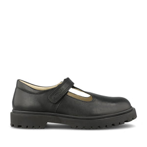 Froddo Girls G3140198 T-Bar in Black Leather