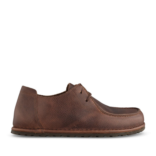 Mens 1029679 Utti Laced Leather Shoe In Brown
