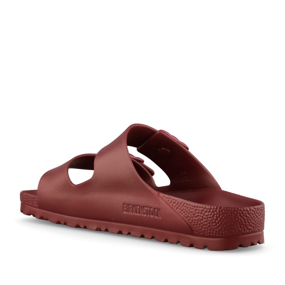 Birkenstock Ladies 1032862 Arizona Eva Double Strap Mule In Burgandy