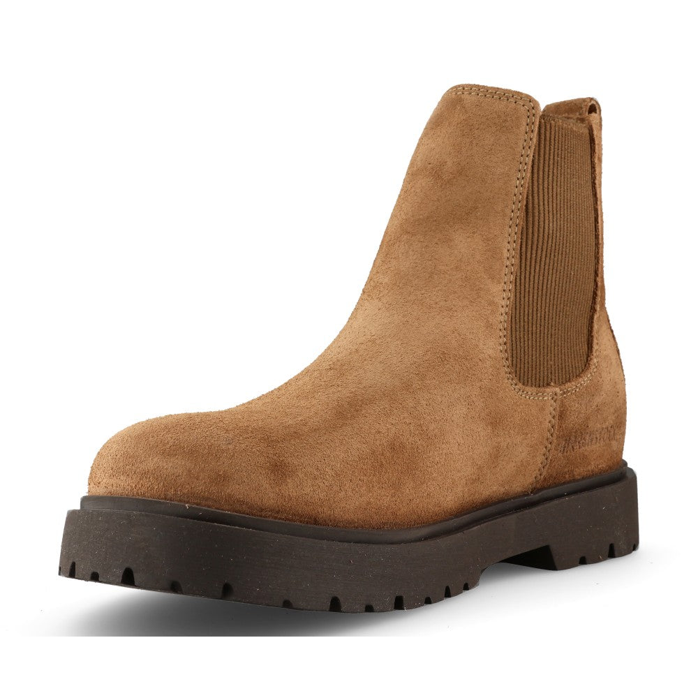 Birkenstock Ladies 1033181 Highwood Slip On Ankle Boot In Dark Tan