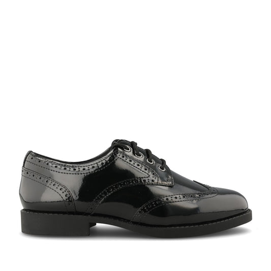 Girls Tapa Pure Y Patent Brogue In Kids F Fit