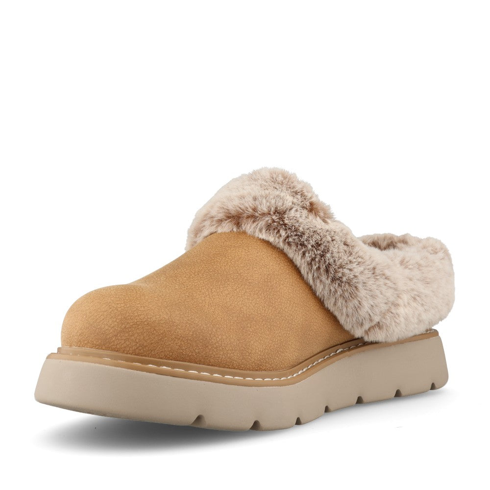 Skechers Ladies 114762 Bobs Keepsakes Lite Slipper In Chestnut Brown