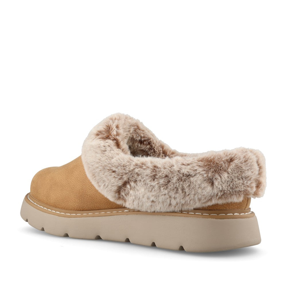 Skechers Ladies 114762 Bobs Keepsakes Lite Slipper In Chestnut Brown