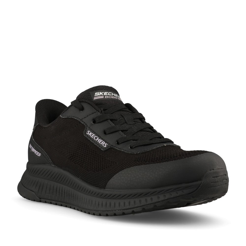 Skechers Ladies 117744 Bobs Squad 4 Essential Look Trainer In Black