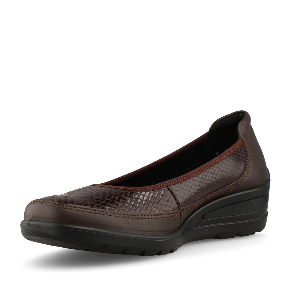 ARA Ladies Zurich 12-50664 Shoe In Dark Brown