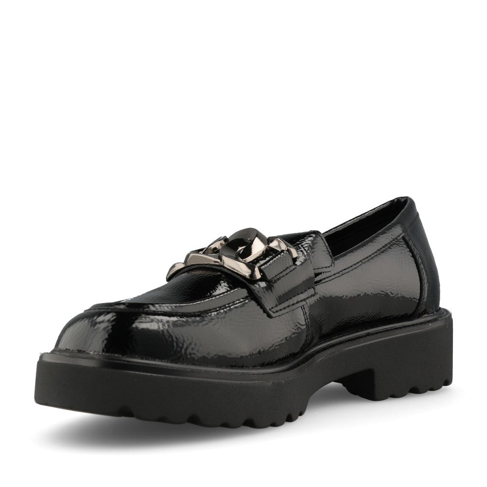 XTI Ladies 146258 Loafer In Black Patent