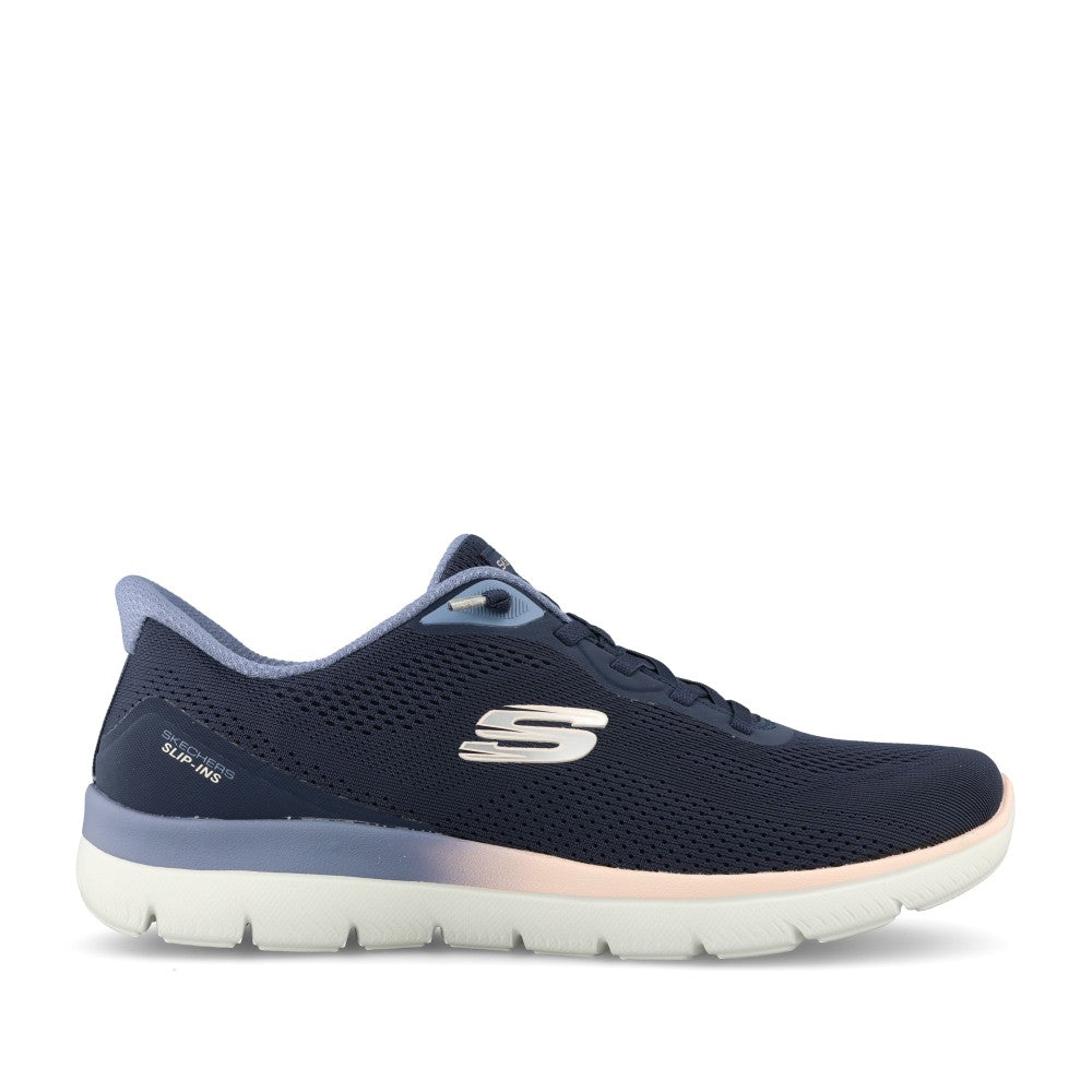 Skechers Ladies 150341 Summits Sweet Skies Trainer In Navy
