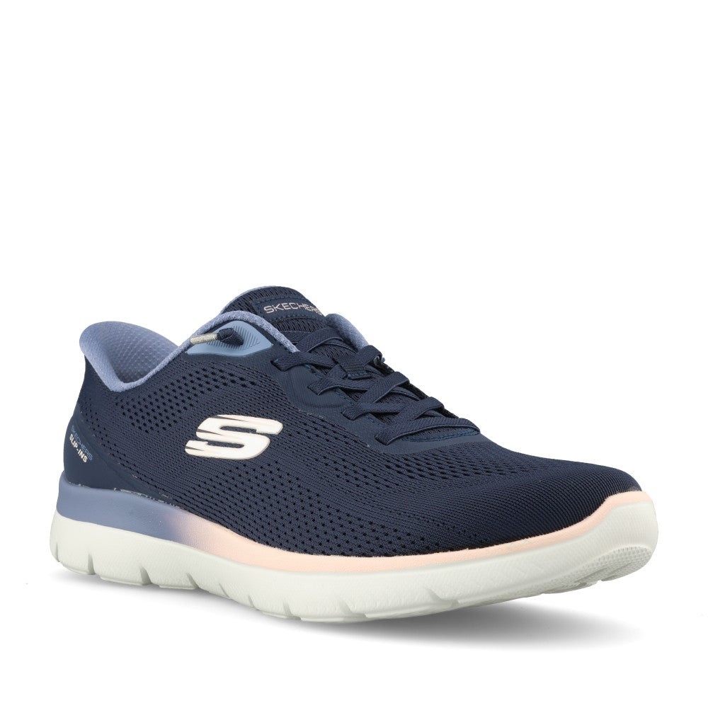 Skechers Ladies 150341 Summits Sweet Skies Trainer In Navy