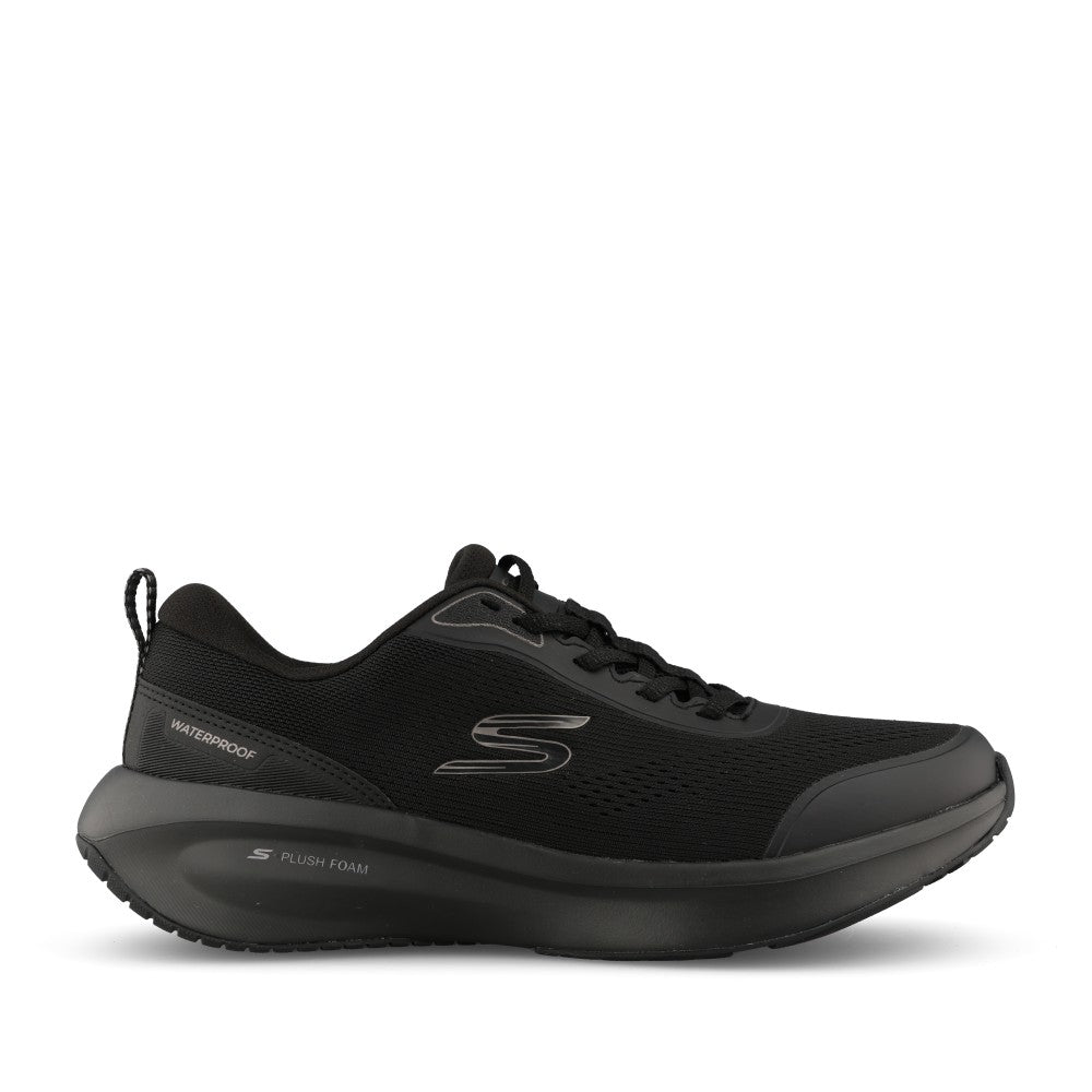 Skechers Ladies 150574 Skechers Plush Foam Morning Dew Trainer In Black
