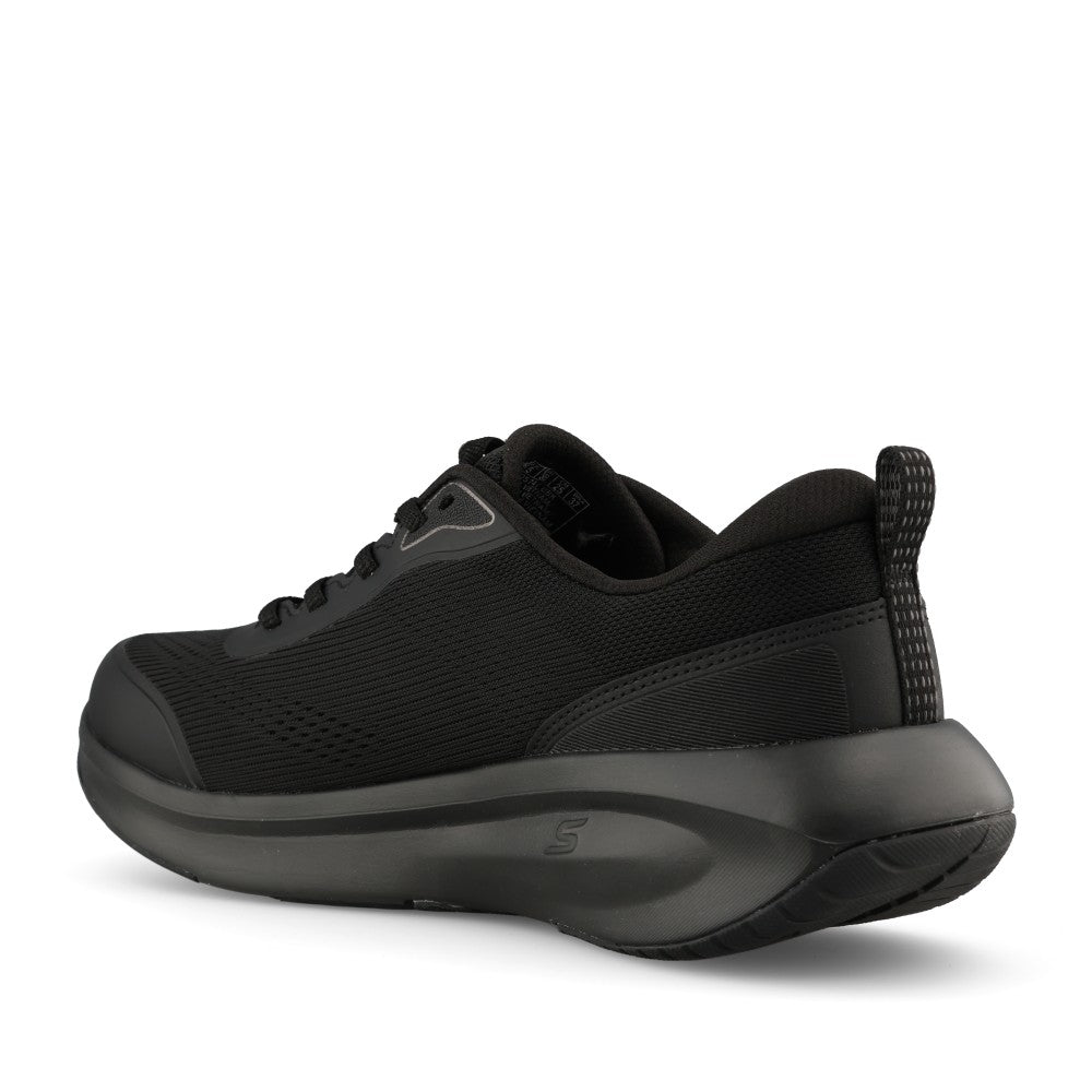 Skechers Ladies 150574 Skechers Plush Foam Morning Dew Trainer In Black