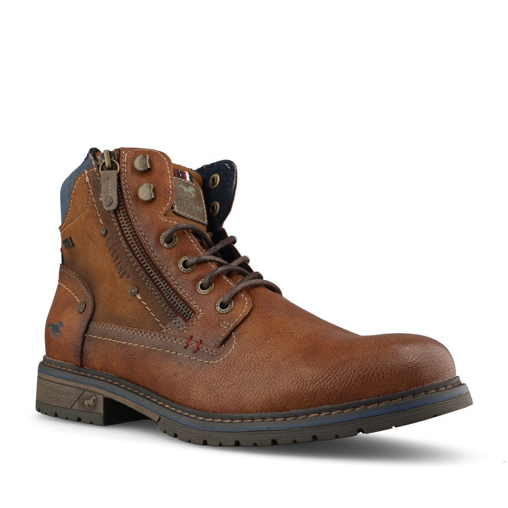 Mustang Mens 15M0031006 Ankle Boot In Brown