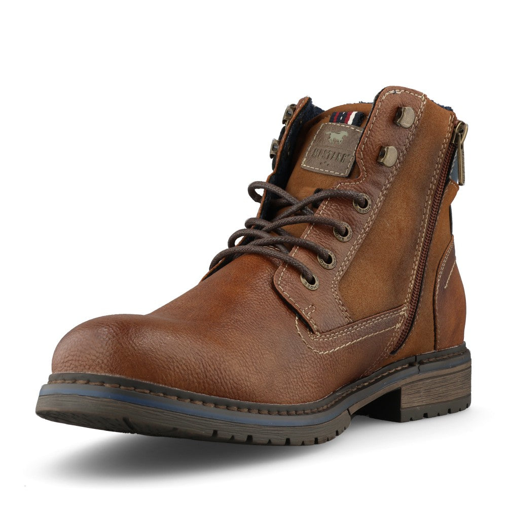 Mustang Mens 15M0031006 Ankle Boot In Brown