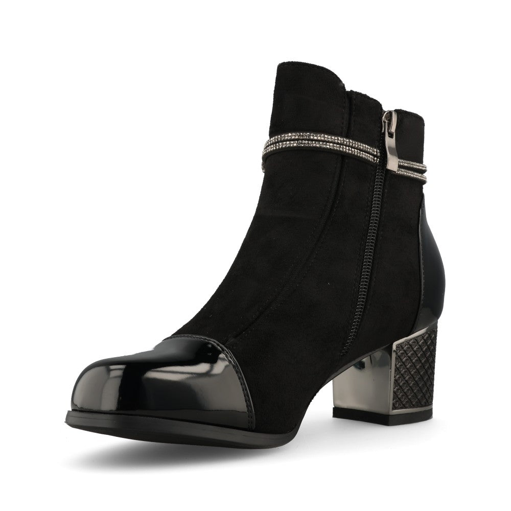 Redz Ladies 1903 Ankle Boot In Black