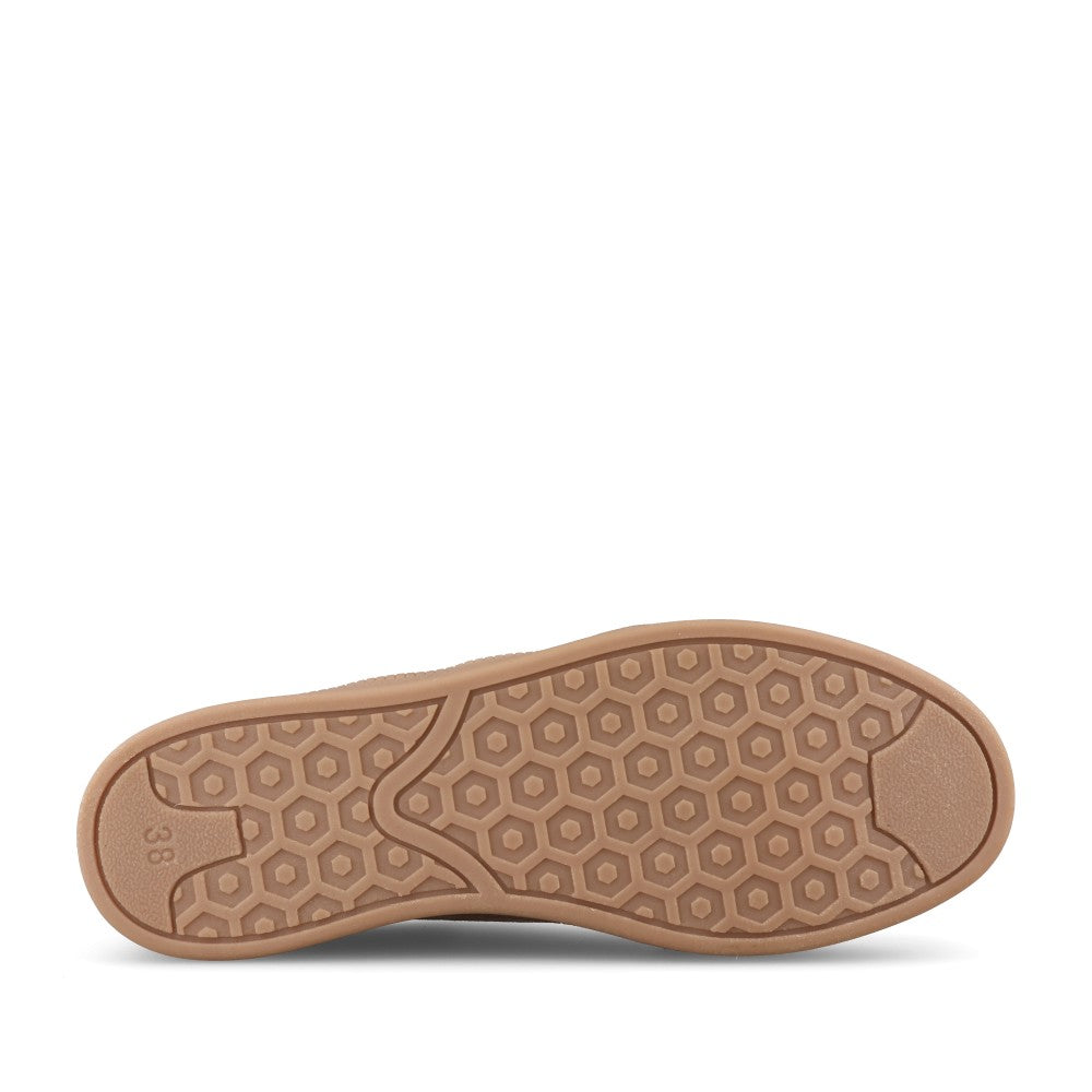 Marco Tozzi Ladies 2-23716 Ladies Platform Laced Trainer in Tan