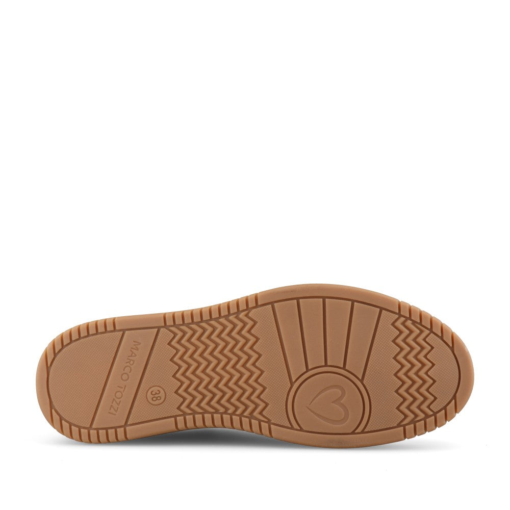 Marco Tozzi Ladies 2-83706 Ladies Laced Trainer in Choco