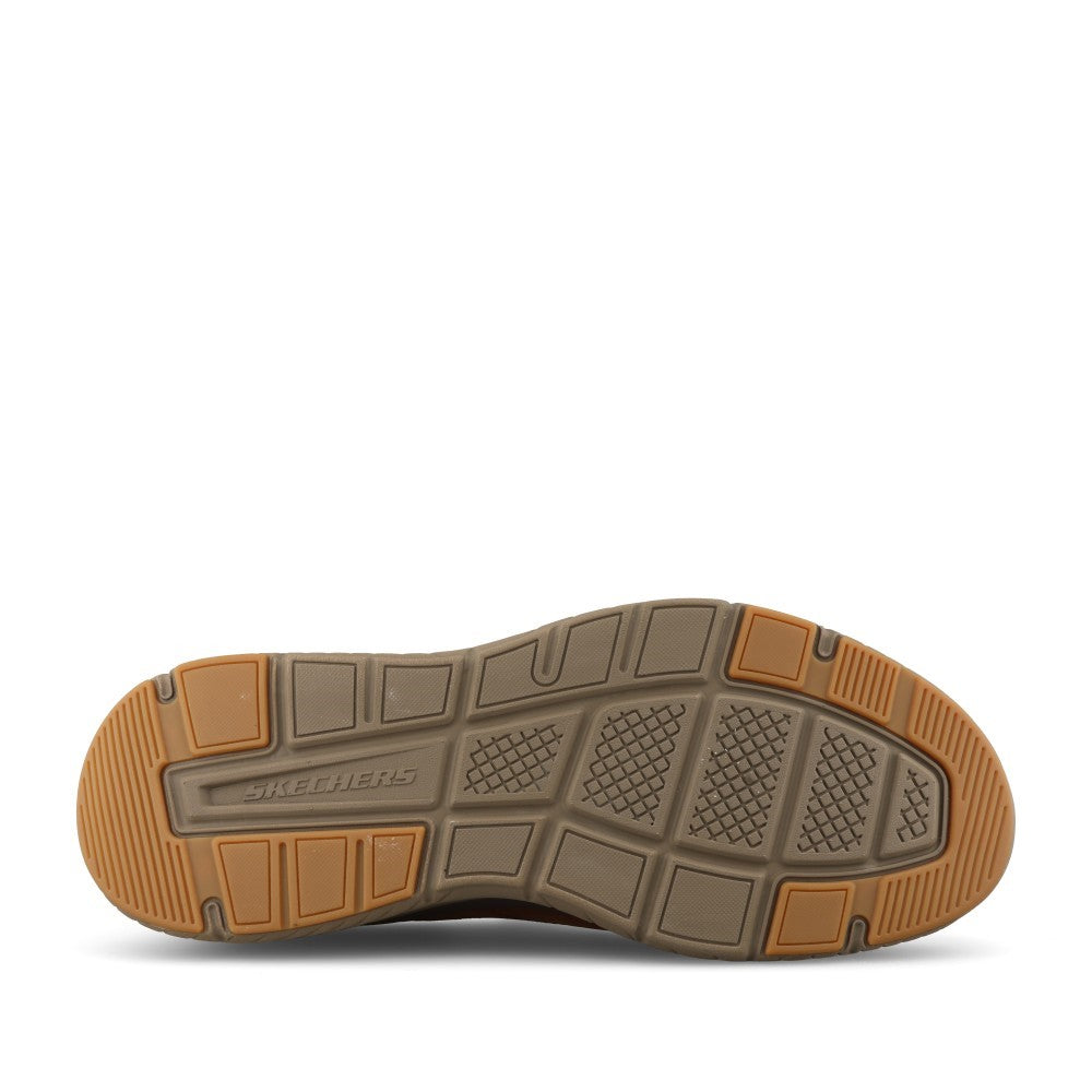 Skechers Mens 205869 Arch Fit Crosser Oak Trainer In Brown