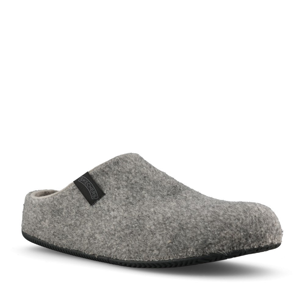 Skechers Mens 211456 Bennett Relaxer Slipper In Grey