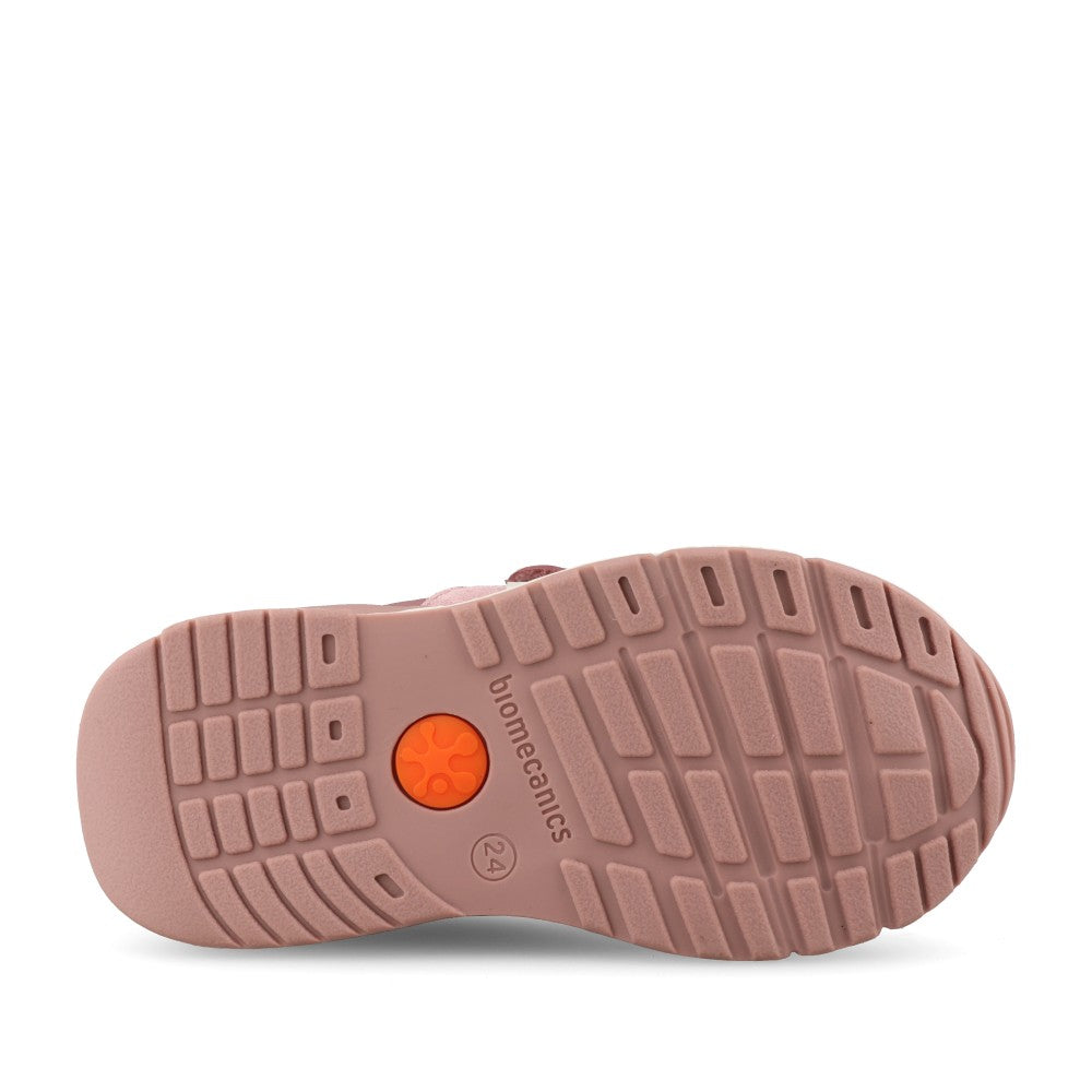 Girls 231006-b Double Velcro Shoe In Mauve