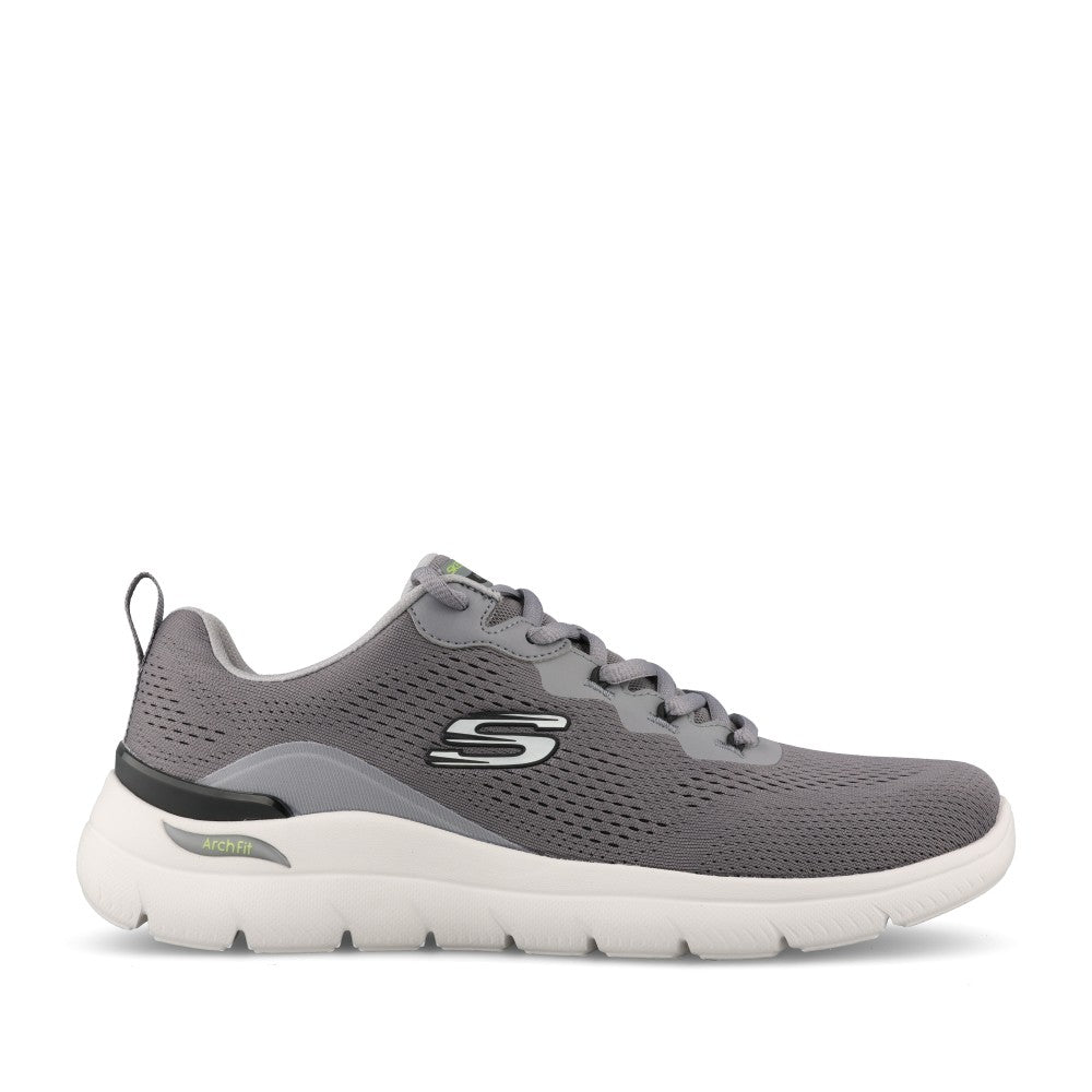 Skechers Mens 233178 Arch Fit Summits Kravel Trainer In Grey