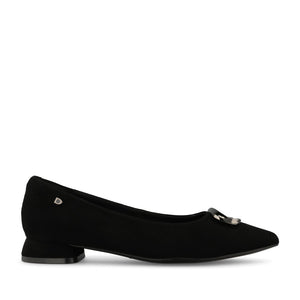 Donna Serena Ladies 2A6232DP Court Shoe In Black