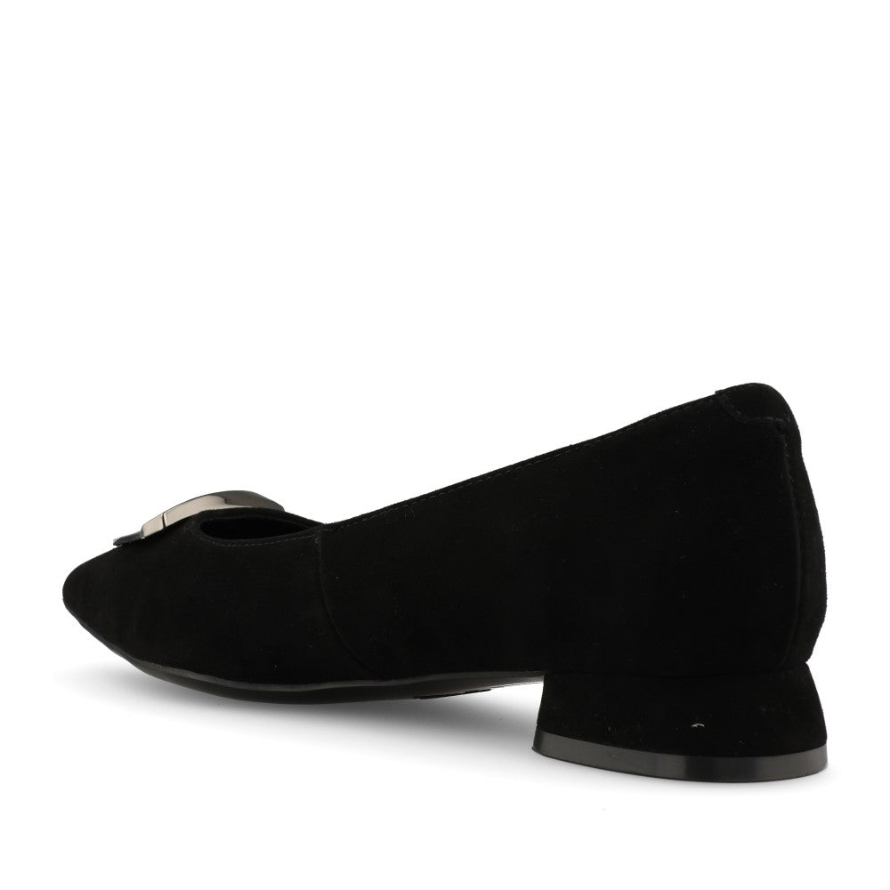 Donna Serena Ladies 2A6232DP Court Shoe In Black