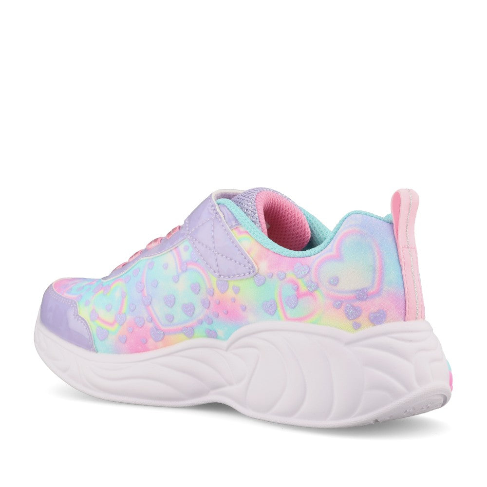 Girls 303063l S-lights Unicorn Dreams Trainer In Lavender