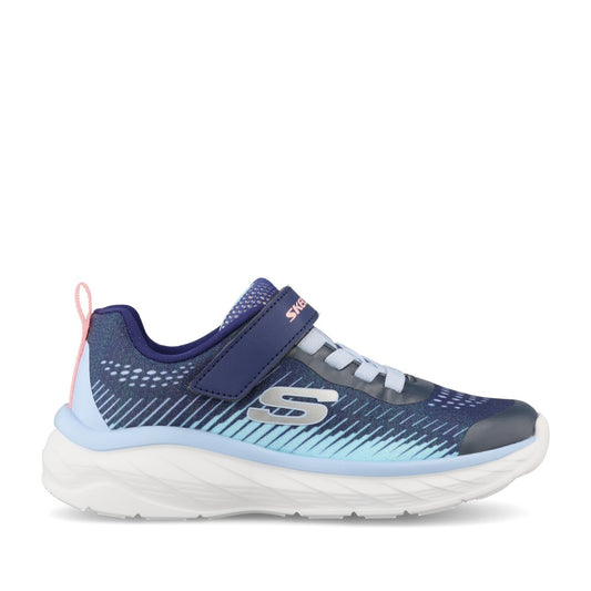 Skechers Girls 303599L Boundless Color Blitz Trainer In Navy
